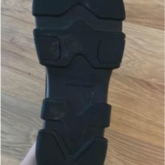 Black, size 6, Michael Kors Kendra stretch sneaker booties. Like new, worn once. - Picture 3 of 4